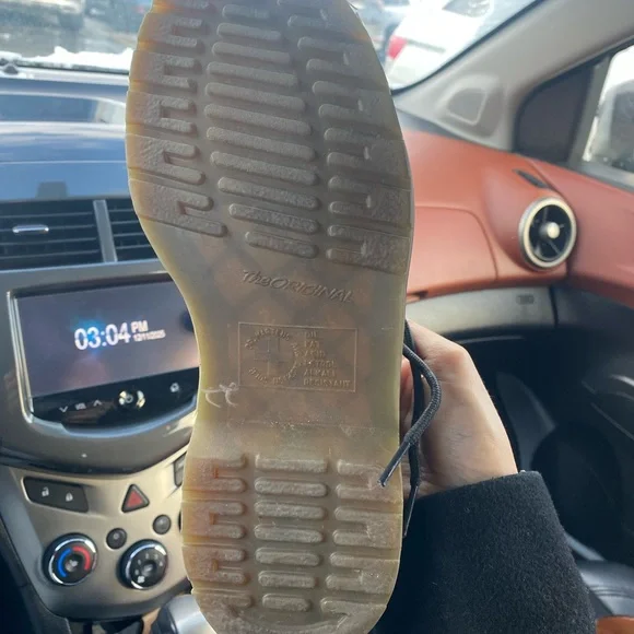 Dr. Martens Black Leather Oxfords - Picture 3 of 4